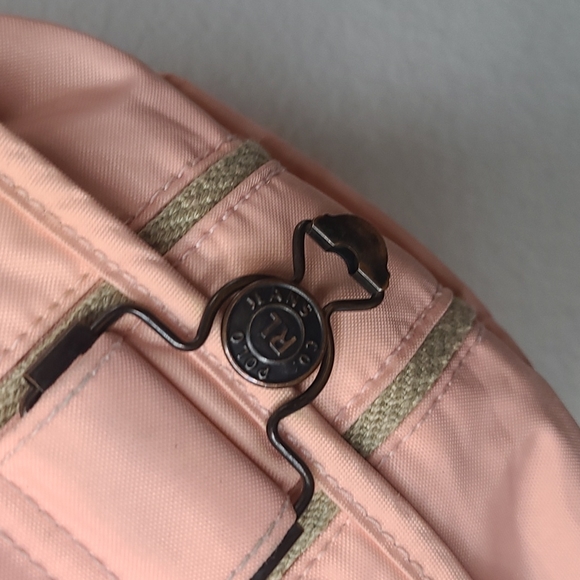 Y2K Ralph Lauren Polo Jeans Co. Pink nylon messenger tote bag - Picture 6 of 16